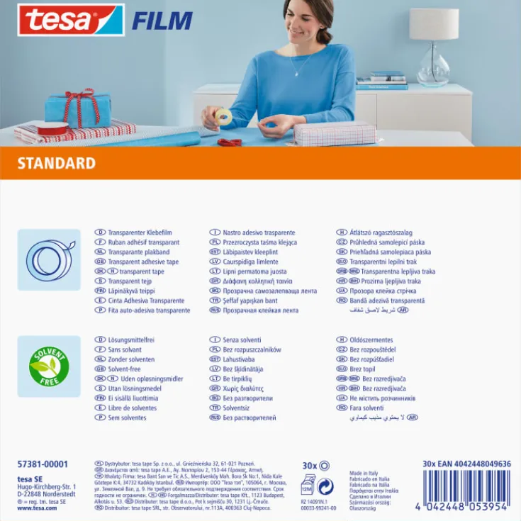 Outlet Film kontortape, Tape
