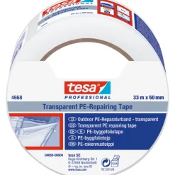 Clearance 4688 gaffatape, klar, 55 mm, 33 meter Tape