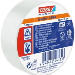 Outlet isoleringstape, hvid, Tape