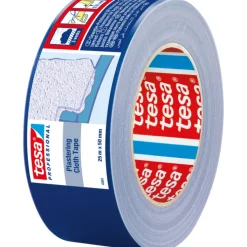 Online 4363 lærredstape, blå, , 25 meter Tape