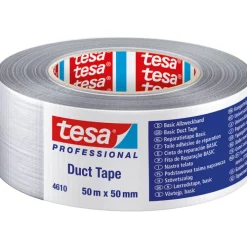Discount 4610 lærredstape, grå, 50 mm, 50 meter Tape