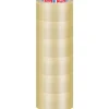 Hot pakketape, transperant, 50 mm, 100 meter, 6 ruller Tape