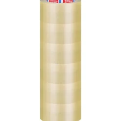 Hot pakketape, transperant, 50 mm, 100 meter, 6 ruller Tape