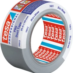 Discount Pro 74613 lærredstape, grå, 50 mm, 25 meter Tape