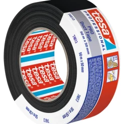 Discount Pro 74613 lærredstape, sort, 50 mm, 50 meter Tape