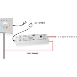 New The Light Group LED driver, 24V, 100W Transformere & Drivere