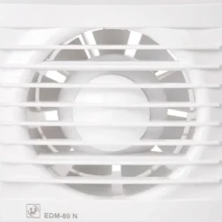 Clearance EDM 80 badventilator, Ø100 mm, hvid Thermex|Badeværelsesventilatorer