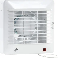 EDM 100HZ badventilator, fugtstyring, Ø100 mm, hvid Thermex|Badeværelsesventilatorer