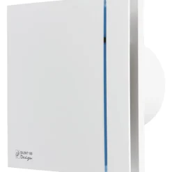 Clearance Silent 100 Design badventilator, fugtstyring, timer, Ø100 mm, hvid Thermex|Badeværelsesventilatorer