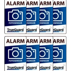 Hot fotoalarm klistermærke Alarmsystemer & Tyverisikring