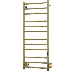 Hot Plus 12L håndklædetørrer, el, 50x116 cm, guld Håndklædetørrer