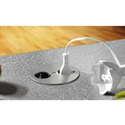 Twist Schuko stikkontakt for indbygning med dobbeltudtag Stikkontakter
