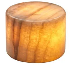 Best marmor bordlys, ravfarvet, H6 cm Udendørs Bordlamper