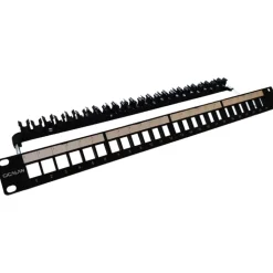 Online Universel patchpanel til GIGA-LAN Keystone kabelsystemer 5e/6/6A Netværksstik