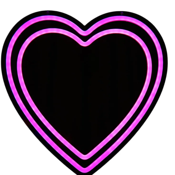 Discount Hjerte neon spejl Neonskilte