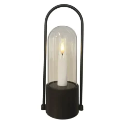 New lanterne med LED kronelys Havelamper