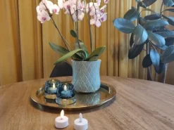 LED fyrfadslys, batteri, 4 stk Kunstige Stearinlys