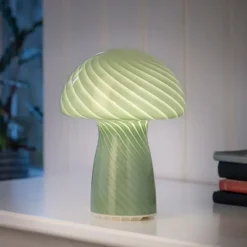 Online Mushroom genopladelig bordlampe, Genopladelige Lamper