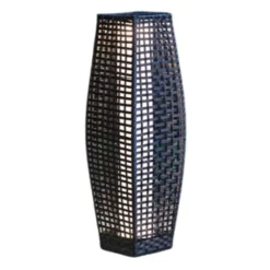 Discount Rattan solcelle lanterne, 69x22 cm Udendørs Bordlamper|Solcellelamper