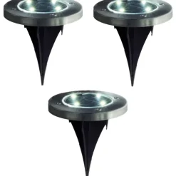 solcelle bedlamper, 3-pak Solcellelamper|Havelamper