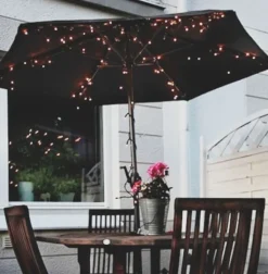 Discount solcelle lyskæde til parasol Lyskæder