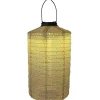 Outlet solcelle papir lanterne, beige Udendørs Bordlamper|Solcellelamper