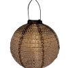 Hot solcelle papir lanterne, brun Udendørs Bordlamper|Solcellelamper