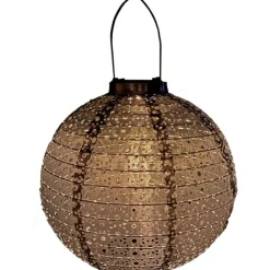 Hot solcelle papir lanterne, brun Udendørs Bordlamper|Solcellelamper