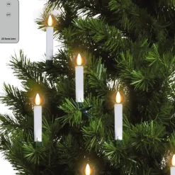 Discount trådløse juletræslys, Juletræslys