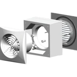 Vindues kit til silent 100CHZ fugtstyret & timer ventilator Thermex|Kanaler & Rør