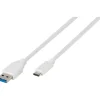 Sale kabel USB 3.1 A til USB-C, 1 meter Mobil, Pc & Data