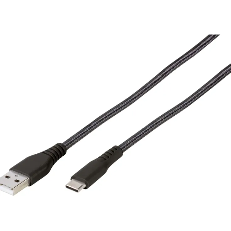 New LongLife kabel USB-A til USB-C, 1,5 meter Mobil, Pc & Data