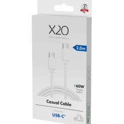 Clearance Vivanco USB-C ladekabel, 2 meter, 60W Mobil, Pc & Data