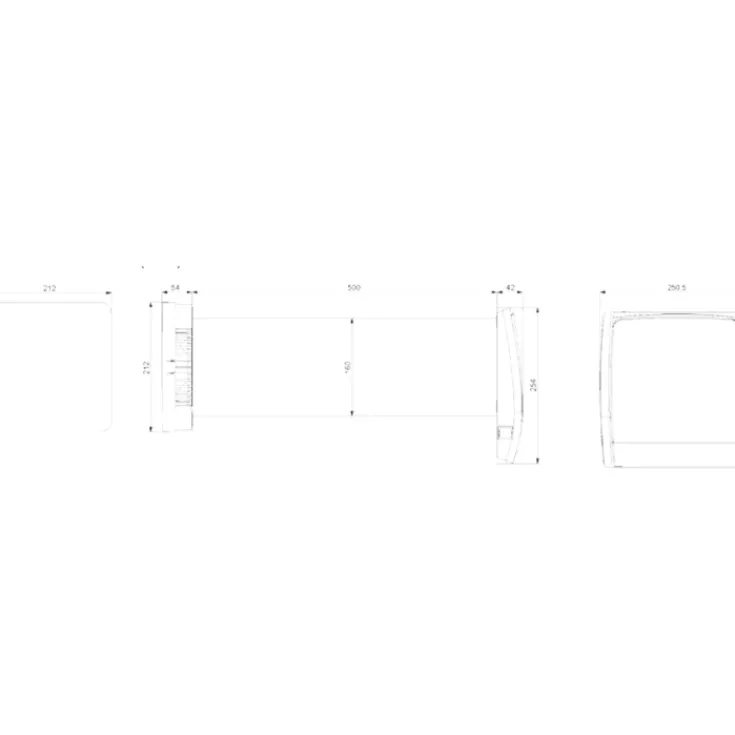 Discount Ventiza PP60 dHRU-01 varmengenvinding, Ø160 mm, hvid Varmegenvinding