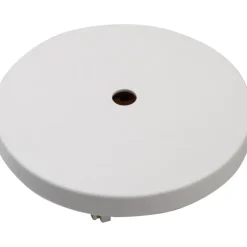 Hot dæksel for lampeudtag, Ø80 mm, hvid Lampeudtag