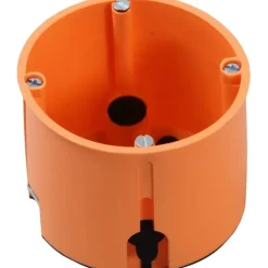 Outlet WLU lampeudtag med euro forfradåse, 5-polet, Ø80 mm -10 stk Lampeudtag