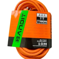 Outlet forlængerkabel med stikdåse, 3G1,5 mm², 10 meter, 230V Industrimateriel|Cee Stikpropper