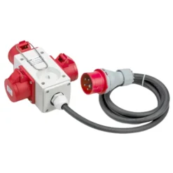 Clearance kompaktforgrener 5P 16A 400V Industrimateriel|Cee Adaptere & Forgrenere