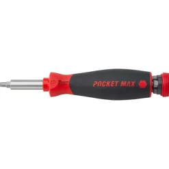Outlet PocketMax bitsskruetrækker med 8 bits Skruetrækkere