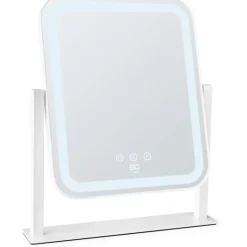 Hot EC Glowing MI4W-D25 makeup spejl med lys, 28,5x36 cm, hvid Spejle Med Lys