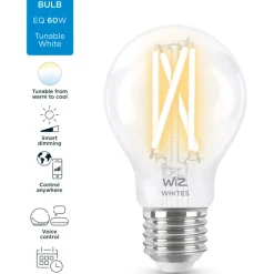 Hot E27 standardpære, 2700K-6500K, 7W Lyskilder|Wiz