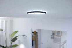 Online Superslim plafond, justerbar hvid, sort, Indendørs Belysning|Loftlamper