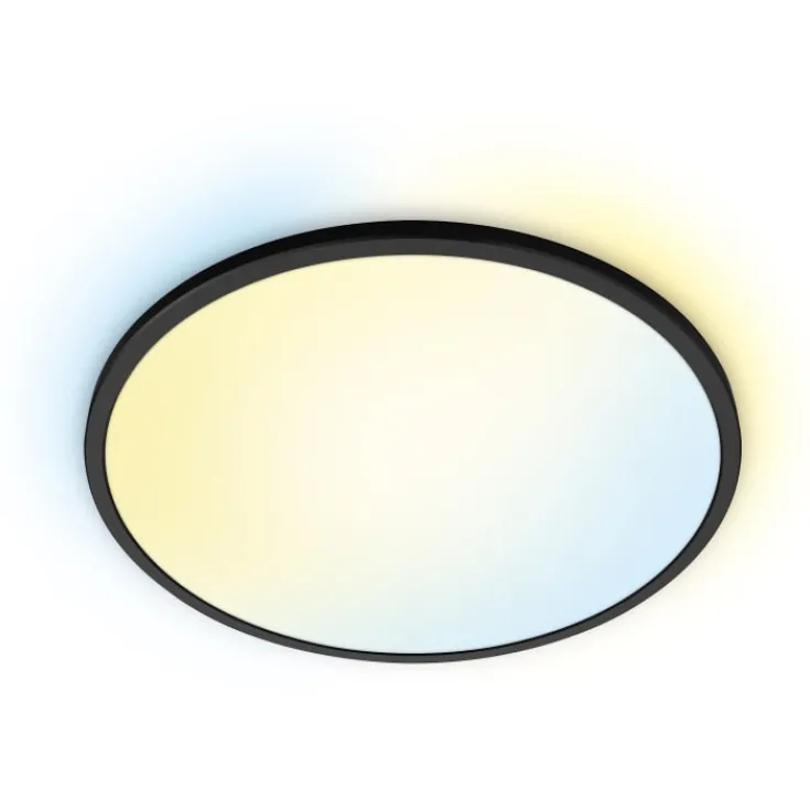 Clearance Superslim plafond, justerbar hvid, sort, Indendørs Belysning|Loftlamper