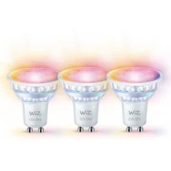 Outlet Wifi GU10 spotpære, farveskift, 2200K-6500K, 4,7W, 3-pak Wiz