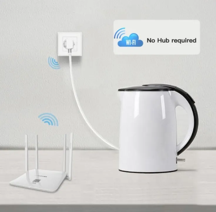 Online Smart EU-stikkontakt med Wi-Fi Stikkontakter