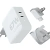 Outlet GaN Ultra rejseoplader, USB-C, 67W, hvid Mobil, Pc & Data