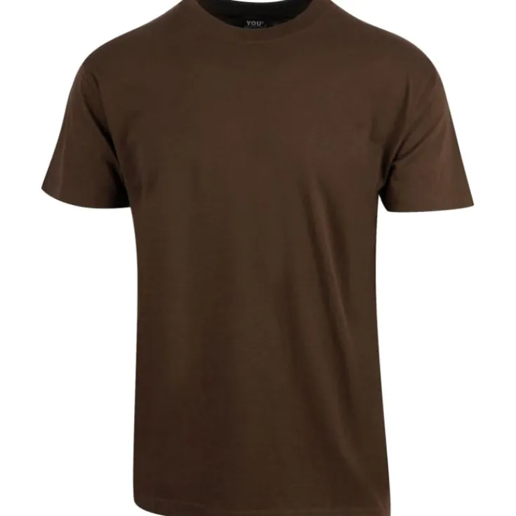 Hot Caic t-hirt, brun, tr. T-Shirts & Poloshirts